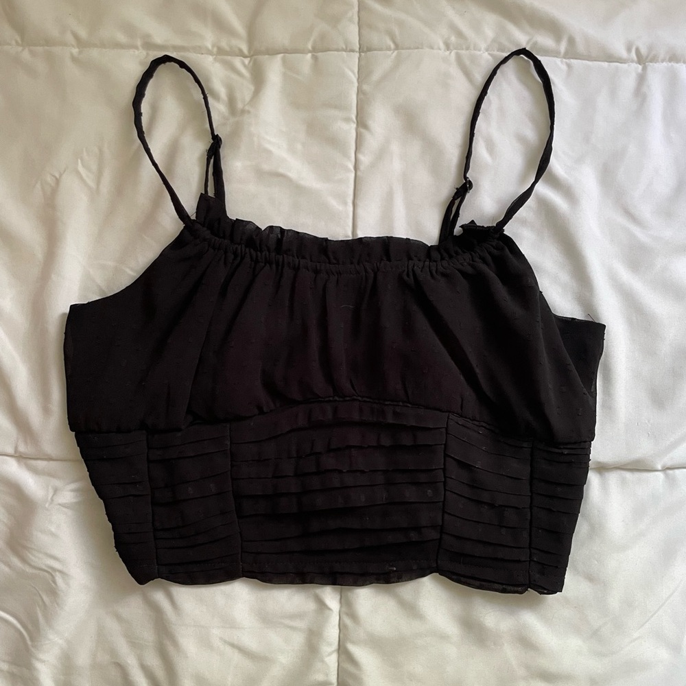 Forever 21 Black Crop Top